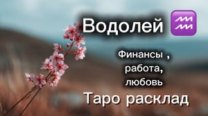 ВОДОЛЕЙ ‼️23 марта -5 апреля ТАРО расклад 💕три сферы