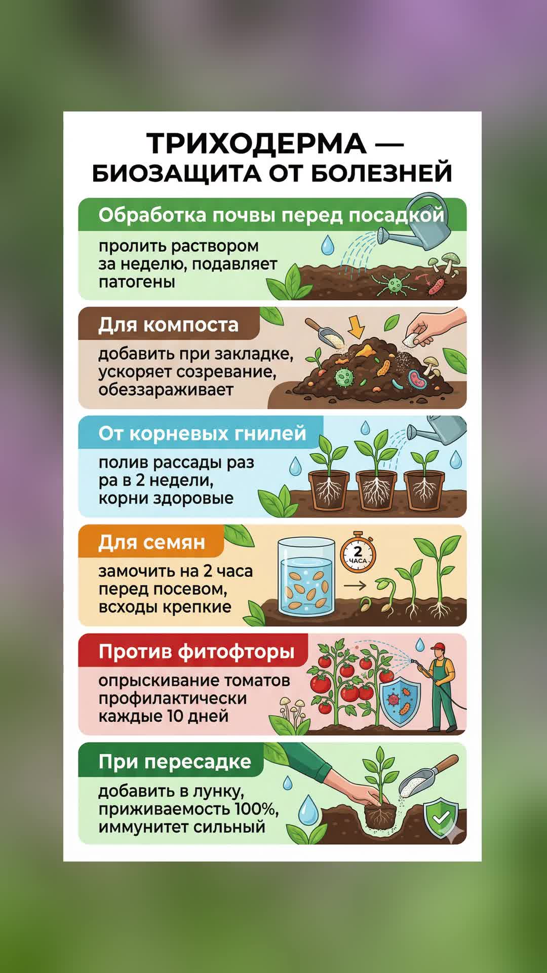 Триходерма - биозащита от болезней