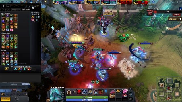 ИГРАЮ В РЕЖИМ ИЗ ДОТЫ С ДРУГОМ CUSTOM HERO CHAOS №10