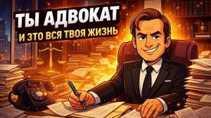 ТЫ АДВОКАТ И ЭТО ВСЯ ТВОЯ ЖИЗНЬ