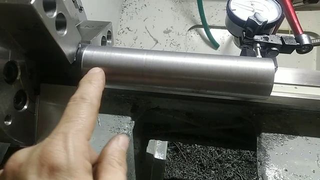 Выставляем переднюю бабку