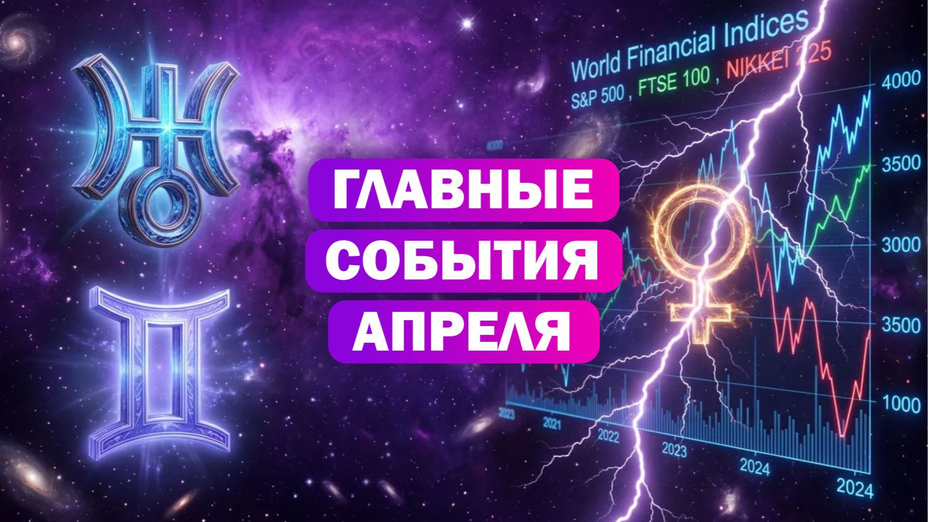 Прогноз на апрель: конфликтное полнолуние, период удачи и Уран в Близнецах