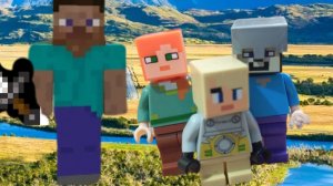 ХЕРОБРИН В МАЙНКРАФТЕ СРАЖАЕТСЯ ЗА КРЕПОСТЬ В МАЙНКРАФТЕ! #3 - ХЕРОБРИН ОТВОДИТ ЖИТЕЛЕЙ В ДЕРЕВНЮ