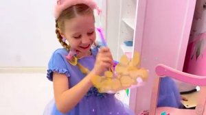 Настя и папа показывают как делать слайм [get.gt]