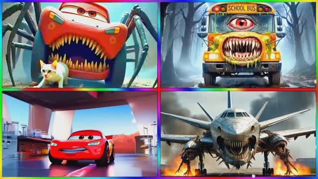 МАКВИН ПАУК против МОНСТР АВТОБУС и МОЛНИЯ МАКВИН против ИНФЕКТЕД СКАЙ EXE! 🕷️ КТО ПОБЕДИТ? МУЛЬТИК