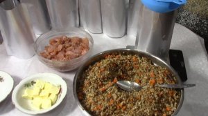 Автоклав. Гречка с индейкой