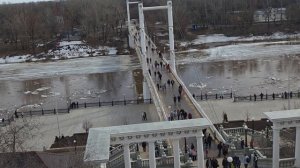 Оренбург Ледоход на Урале Видео Виктор Поживин 28.03.26.