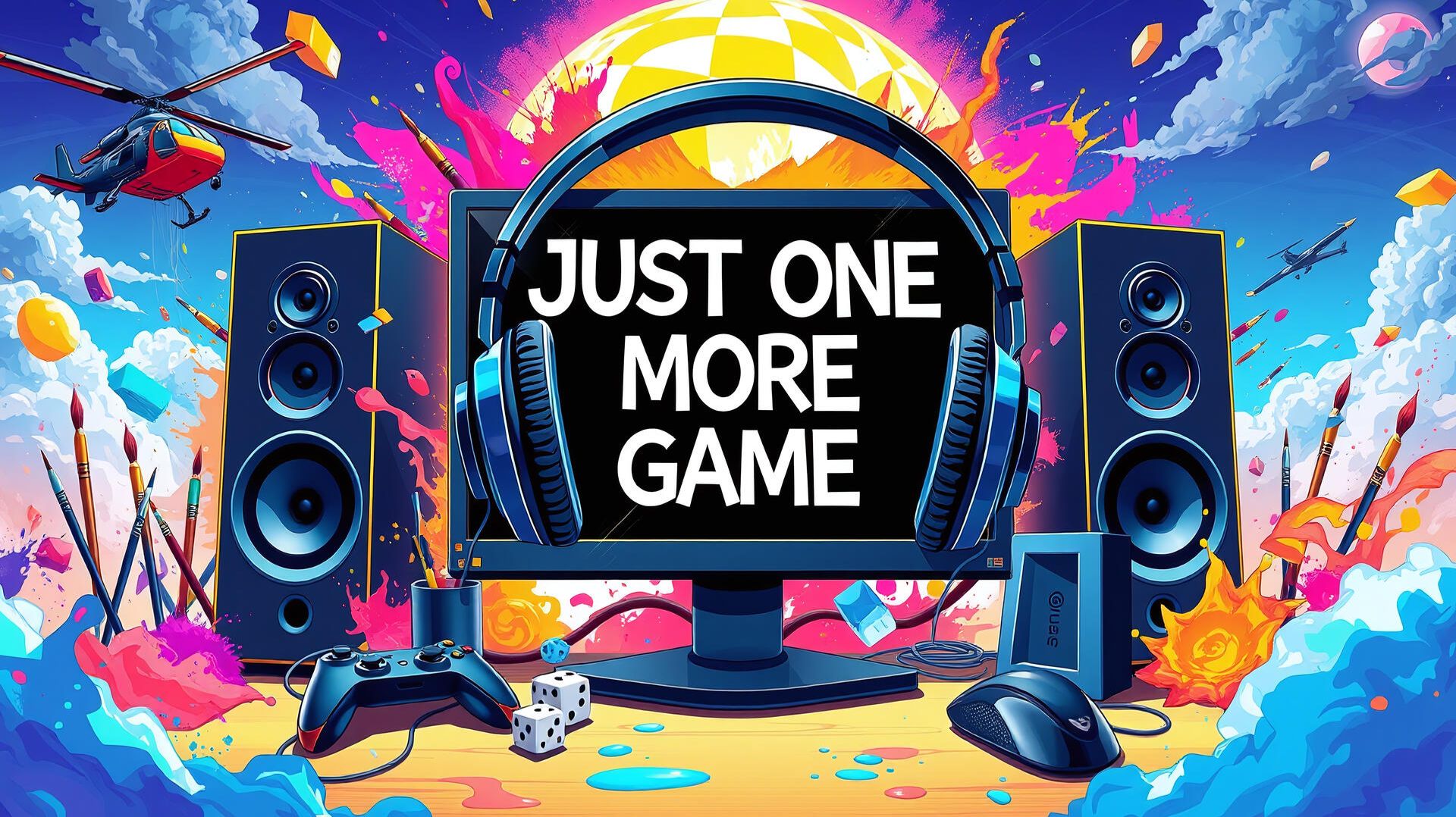 Геймер под грозой