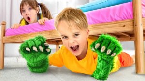 Что скрывается под кроватью? Приключение Monster Teamwork