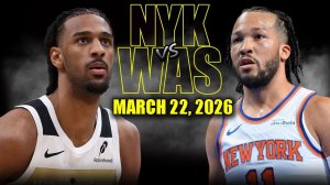 23.03.2026 | ОБЗОР МАТЧА | Нью-Йорк Никс - Вашингтон Уизардс | Highlights