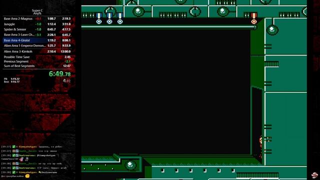Super contra [Any% 2 players] 12:55 with FULGOR