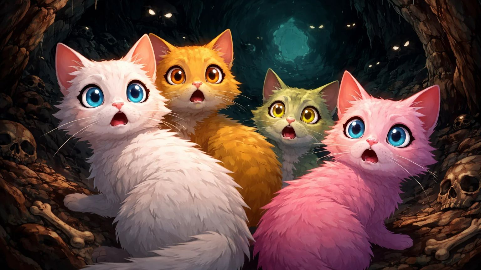 Mewgenics#4 Спускаемся в пещеры