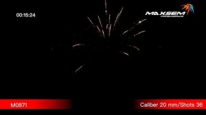 Салют THE MOON ECLIPSE    Maxsem M0871   0,8 дюйма 20 мм  калибр   36 залпов