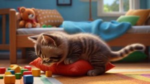 Котёнок вертолет. Песенка для детей. Мультики для детей. Песни для детей.