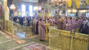 Неделя 5-я Великого поста. Всенощная. Полиелей