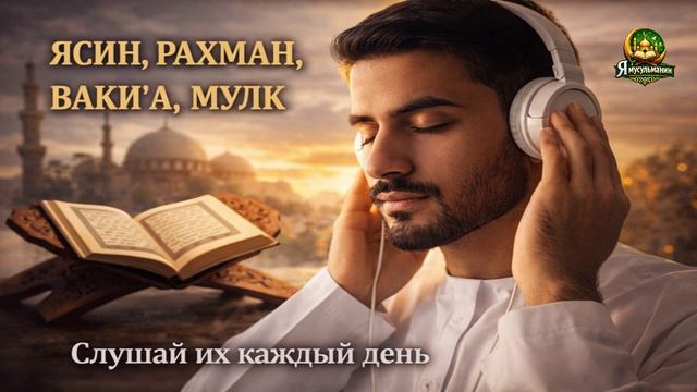 Суры Ясин, Рахман, Вака’а, Мульк — слушай каждый день для спокойствия души
