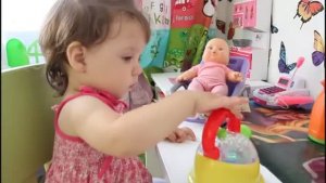 Моя кукла БЕБИ БОРН Baby Born Играем в ШАРИКИ 2017