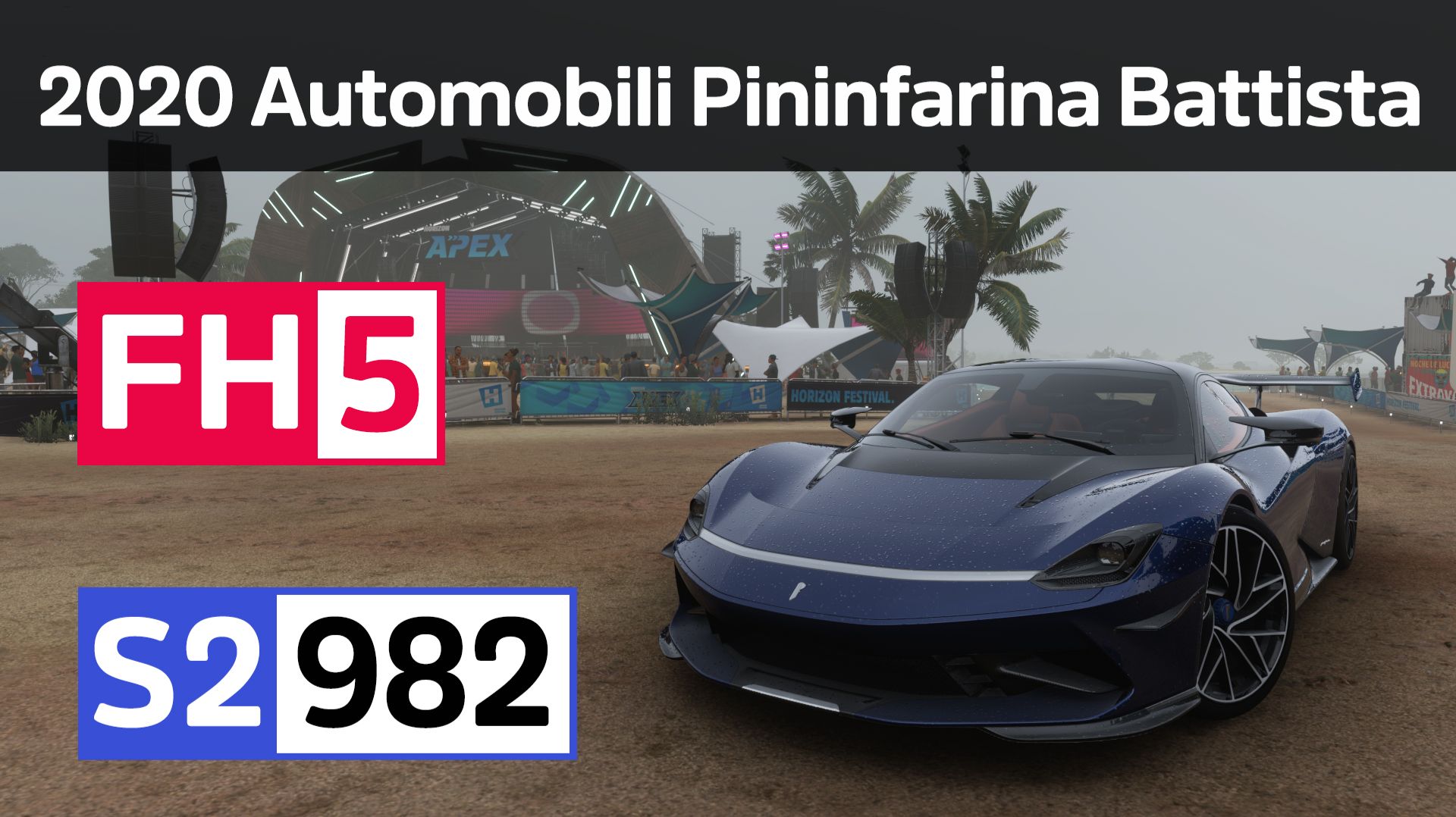 Forza Horizon 5 - 2020 Automobili Pininfarina Battista, Race