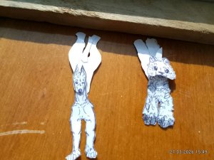 делаю одежду для бумажных петомцем