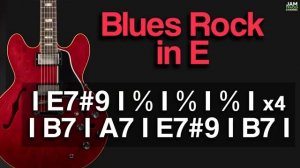 Минусовка для гитары в стиле блюз-рок в тональности E I Shuffle Groove 120 bpm