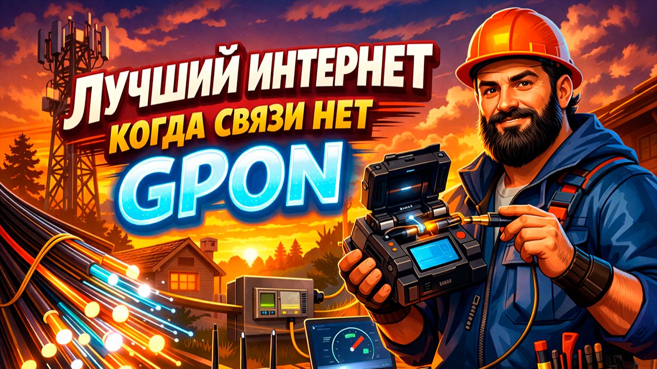 ЛУЧШИЙ ИНТЕРНЕТ В ЧАСТНЫЙ ДОМ (GPON)