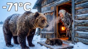 🐻 Медведица принесла больного медвежонка к двери 80-летней женщины в Сибири при температуре -71°C