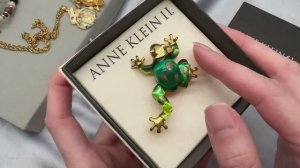 21.РАСПАКОВКА Винтажной бижутерии ,Diane von Fürstenberg, Ralph Lauren, Anne Klein,Monet др.