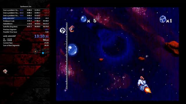 Earthworm Jim [Any% Normal Genesis] 27:05