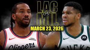 24.03.2026 | ОБЗОР МАТЧА | Лос-Анджелес Клипперс - Милуоки Бакс | Highlights