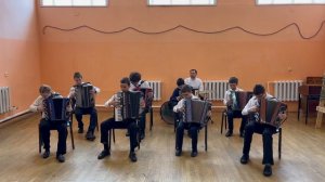 Ансамбль баянистов. Д.Кабачевский «Танго-каприччио»