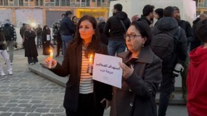 Ливанцы вышли на улицы Бейрута почтить память погибших корреспондентов