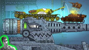 Не дадим построить монстра! Диверсия на заводе - Реакция на Геранд - Мультики про Танки Gerand ! ?