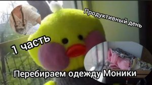 продуктивный выходной 1 часть🪎
перебираем одежду Моники 🎽