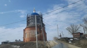 20260328 Альшанское кладбище Никольская церков храм старая школа село Альшань Орловский район г Орёл