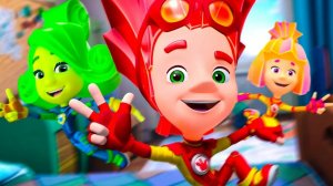 Фиксики.  Мастера на вертолетах. Фиксики спешат на помошь. мультфиль игра