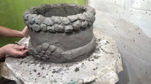 вазон из бетона своими руками