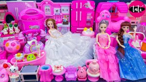 Играем в игрушки из мультика принцесса кукла Барби. Мультфильм для детей. ASMR АСМР