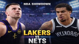 Лучшие моменты матча «Лос-Анджелес Лейкерс» — «Бруклин Нетс», 28 марта 2026 года. NBA