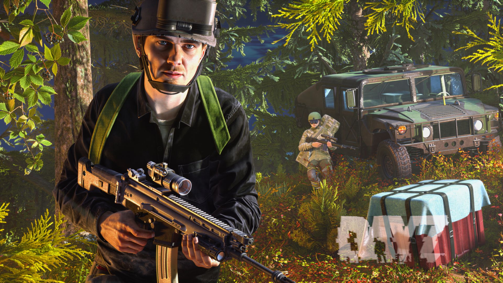 DAYZ AFTERMATH - НОЧНОЙ БОЙ ЗА АИРДРОП