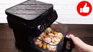 Те самые шампиньоны с беконом и сыром в аэрогриле (самые любимые). Кухонная станция Red MC550