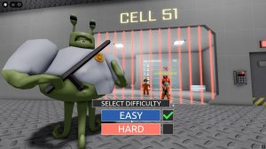 Побег из инопланетной тюрьмы Барри в роблоксе