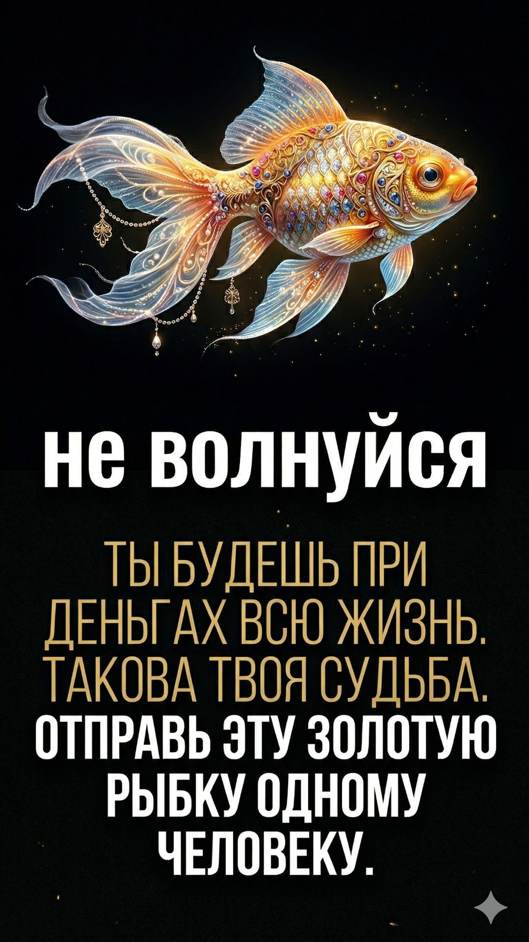 ТЫ БУДЕШЬ ВСЮ ЖИЗНЬ ПРИ ДЕНЬГАХ