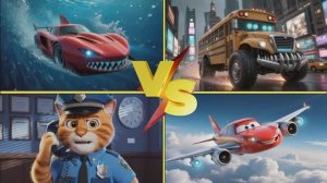 ГИГАНТСКИЙ МОНСТР-АВТОБУС против МОЛНИИ МАКВИНА! 🚌💥 КТО САМЫЙ ЛОВКИЙ? ВЕЛИКАЯ БИТВА МАШИНОК