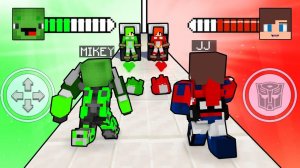 Джей Джей Оптимус Прайм против Майки Трансформера Грина в тюрьме "Дорога любви". Майнкрафт Мультик
