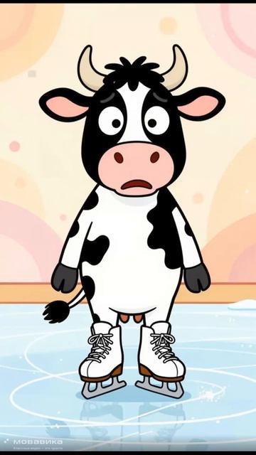 Бурёнка на льду)