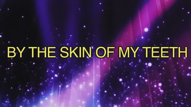 by the skin of one's teeth — американский английский, сленг и идиомы