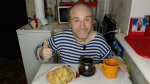 обед с Рыжулей. самое сытное блюдо - это картошка. мукбанг. обжор. еда на камеру. диета. шизофрения.