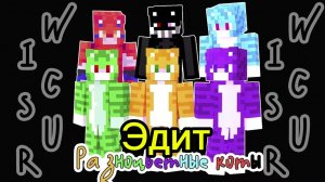 Эдит про всех разноцветных котов 🐱 🔥!