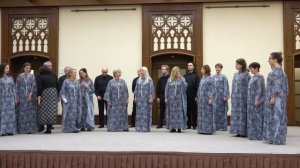 Камерный хор "Элегия"(Москва) на конкурсе  в Царицыно 15 .02 2020 .