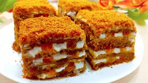 🍯Медовик — лучший торт! Мягкие коржи, нежный крем, безупречный вкус😋